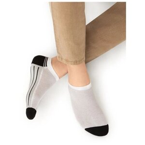 Мужские носки Omsa, 1 пара, 4 уп., укороченные, размер 39-41, серый