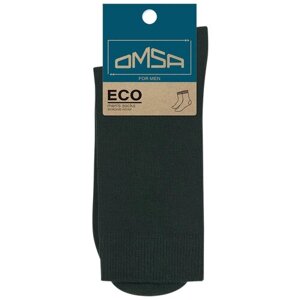 Мужские носки Omsa, 1 пара, классические, нескользящие, размер 39-41(25-27), зеленый