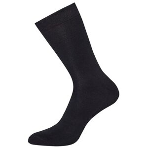 Мужские носки Omsa, 1 пара, классические, нескользящие, размер 39-41, черный