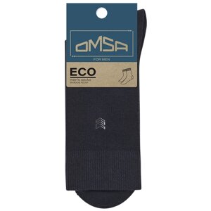 Мужские носки Omsa, 1 пара, классические, нескользящие, размер 39/41, серый