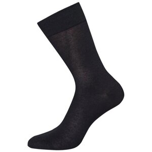 Мужские носки Omsa, 1 пара, классические, нескользящие, размер 45/47, черный
