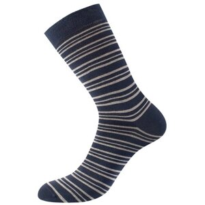 Мужские носки Omsa, 1 пара, классические, нескользящие, размер 45-47, синий