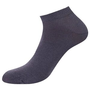 Мужские носки Omsa, 1 пара, укороченные, нескользящие, размер 45-47, серый
