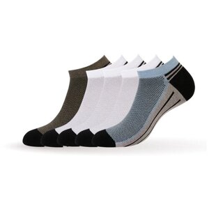 Мужские носки Omsa, 5 пар, 5 уп., укороченные, размер 39-41, мультиколор