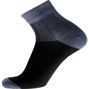 Мужские носки Pantelemone, 1 пара, укороченные, быстросохнущие, износостойкие, нескользящие, воздухопроницаемые, размер 27(41-43), черный