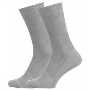 Мужские носки Пингонс, 1 пара, высокие, размер 29 (размер обуви 43-45), серый