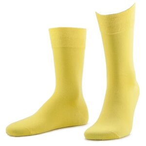 Мужские носки Sergio di Calze, 1 пара, классические, размер 25, желтый
