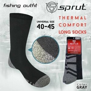 Мужские носки SPRUT, размер Безразмерный, серый