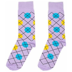 Мужские носки St. Friday, 1 пара, классические, размер 42-46, фиолетовый