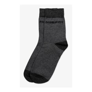 Мужские носки Великоросс, 1 пара, классические, размер 25 (38-41), серый