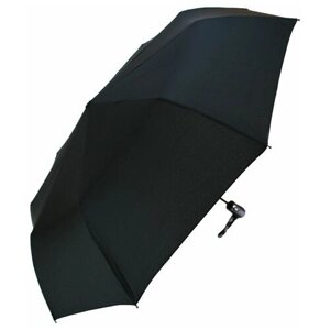 Мужской складной зонт Popular Umbrella автомат 865/Черный