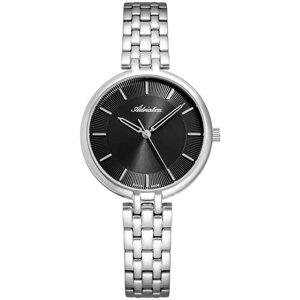 Наручные часы Adriatica Часы женские Adriatica A3763.5116Q, черный, серебряный