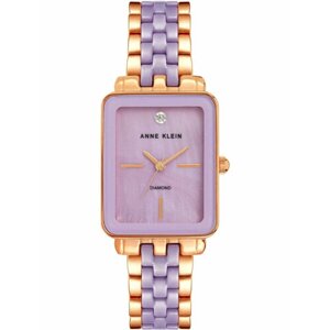 Наручные часы ANNE KLEIN Ceramic Diamond Наручные часы Anne Klein 3668LVRG, фиолетовый