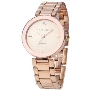 Наручные часы ANNE KLEIN Diamond 1362RGRG, розовый, золотой