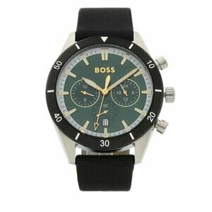Наручные часы BOSS Часы Boss Santiago 1513936 Black / Silver, черный