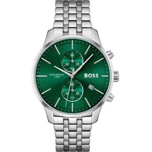 Наручные часы BOSS Hugo Boss HB1513975, серебряный, зеленый