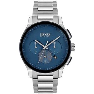 Наручные часы BOSS Мужские наручные часы Hugo Boss HB1513763, синий, серебряный