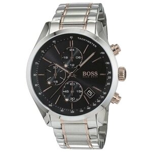 Наручные часы BOSS Наручные часы Hugo Boss Grand Prix HB1513473, черный, серебряный