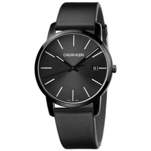 Наручные часы CALVIN KLEIN City Швейцарские наручные часы Calvin Klein K2G2G4CX, черный