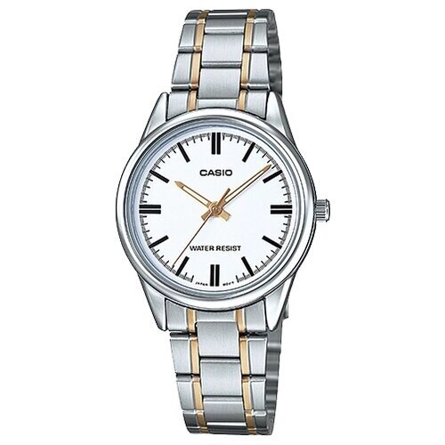 Наручные часы CASIO Analog LTP-V005SG-7A, белый, серебряный
