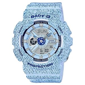 Наручные часы CASIO Baby-G BA-110DC-2A3, голубой