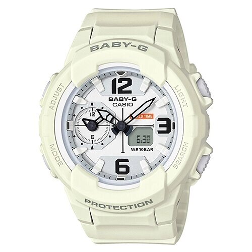 Наручные часы CASIO Baby-G BGA-230-7B2, белый, серебряный
