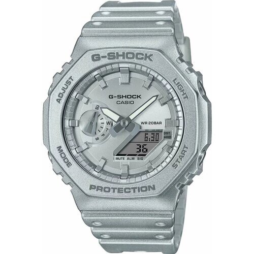 Наручные часы CASIO Casio G-Shock GA-2100FF-8A, серый, серебряный