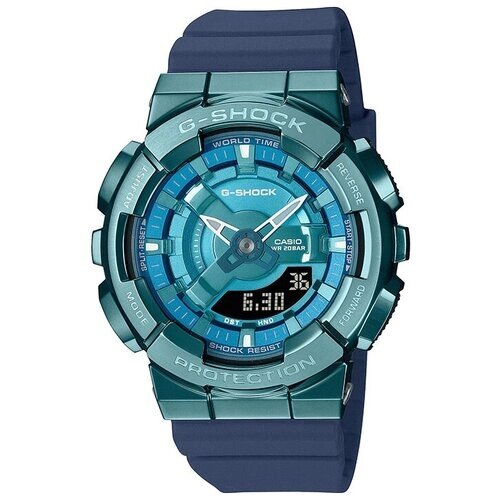 Наручные часы CASIO Casio GM-S110LB-2A, синий, бирюзовый