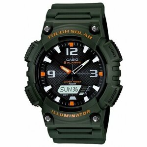 Наручные часы CASIO Casio Illuminator AQ-S810W-3A, зеленый