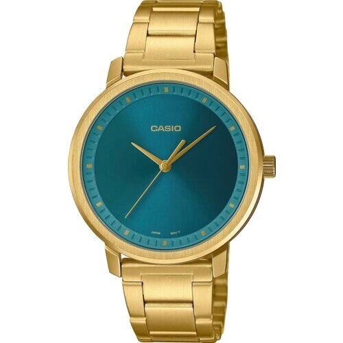 Наручные часы CASIO Casio LTP-B115G-3E, золотой, бирюзовый