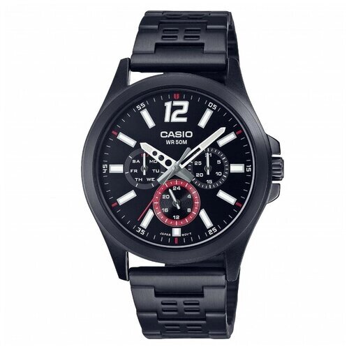 Наручные часы CASIO Casio MTP-E350B-1B, черный