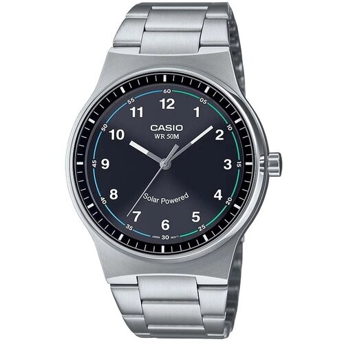 Наручные часы CASIO Casio MTP-RS105D-1B, черный, серебряный