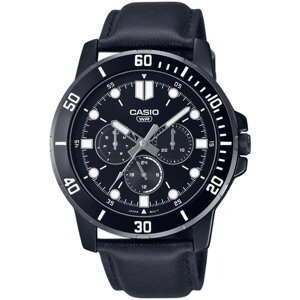 Наручные часы CASIO Casio MTP-VD300BL-1E, черный, серебряный