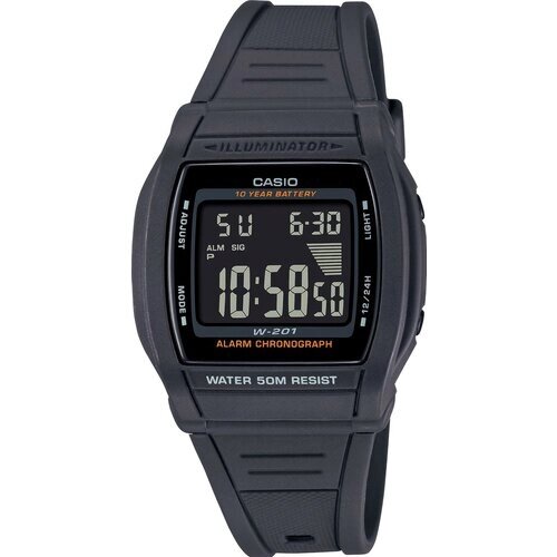 Наручные часы CASIO Casio W-201-1B, черный
