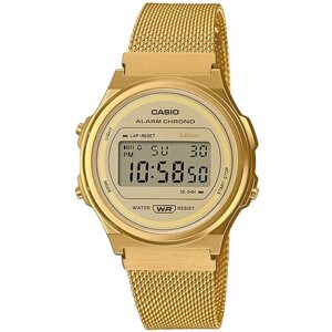 Наручные часы CASIO Часы Casio A171WEMG-9AEF, золотой, серый