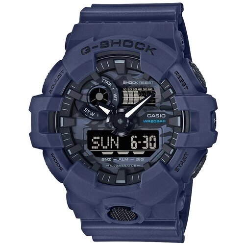 Наручные часы CASIO Часы Casio G-Shock GA-700CA-2AER, синий