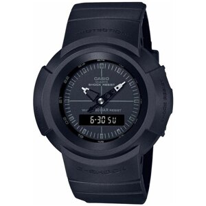 Наручные часы CASIO Часы мужские Casio G-Shock AW-500BB-1EDR, черный