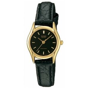 Наручные часы CASIO Часы наручные Casio LTP-1094Q-1A, золотой, черный