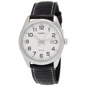 Наручные часы CASIO Часы наручные Casio MTP-1302PL-7B, черный, белый
