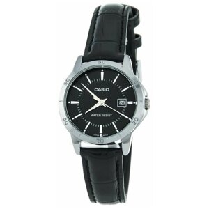 Наручные часы CASIO Collection Casio Женские наручные часы Casio LTP-V004L-1A, серебряный, черный