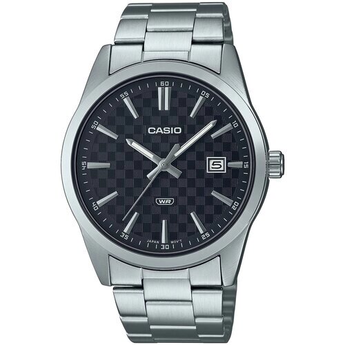 Наручные часы CASIO Collection Часы мужские Casio MTP-VD03D-1A, черный, серебряный