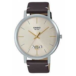 Наручные часы CASIO Collection Наручные часы CASIO MTP-B100L-9E, коричневый, серебряный