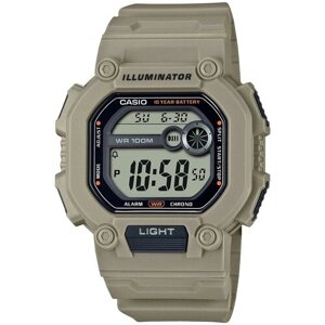 Наручные часы CASIO Collection Наручные часы CASIO W-737HX-5AVDF, бежевый, серый