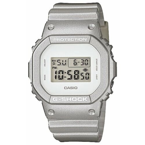 Наручные часы CASIO DW-5600SG-7E, серый, серебряный