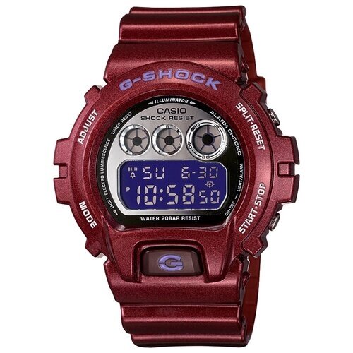 Наручные часы CASIO DW-6900SB-4E, фиолетовый, бордовый