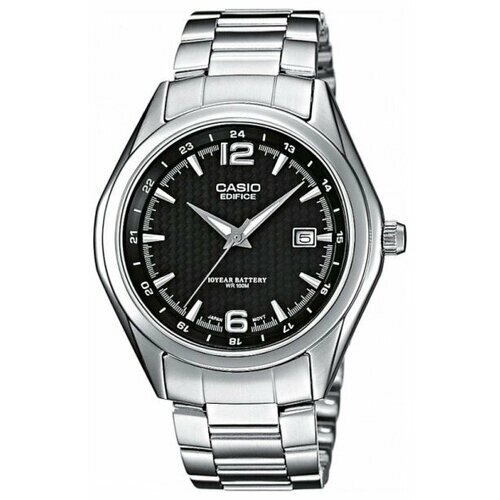 Наручные часы CASIO Edifice EF-121D-1A, серебряный, черный