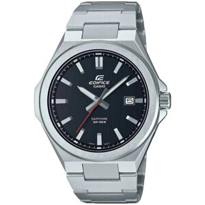 Наручные часы CASIO Edifice Японские наручные часы Casio Edifice EFB-108D-1AVUEF, серебряный, черный