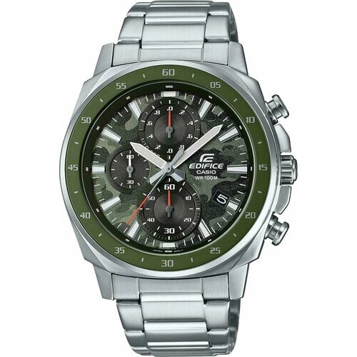 Наручные часы CASIO EFV-600D-3C, зеленый, серебряный