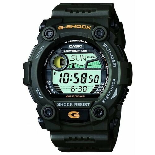 Наручные часы CASIO G-7900-3, зеленый