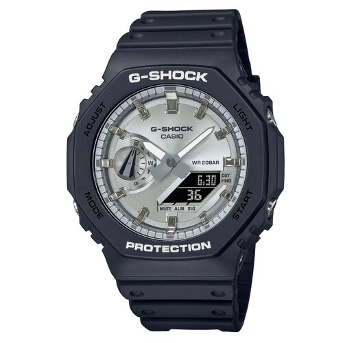 Наручные часы CASIO G-Shock GA-2100SB-1ADR, черный, серебряный
